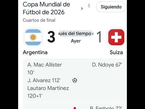 Argentina pasa como un don nadie 🥀🥀, ojo que esto no es un hate para Argentina