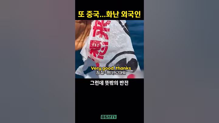 중국 쓰레기에 화난 해외 틱톡커 | 휴튜브TV #shorts