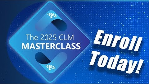Enrollment is Free | Contract Management Masterclass 2025