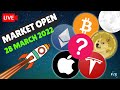 🔴[LIVE] Stock Market Monday Open: TESLA STOCK SPLIT AND BITCOIN GOES WILD! [SPY, QQQ, TSLA, ARKK, ]