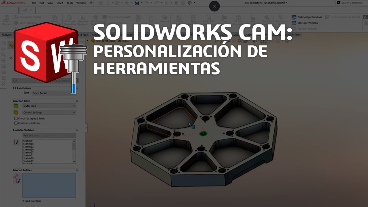 Quickdemo | SOLIDWORKS CAM: personalización de herramientas - YouTube