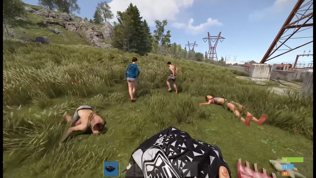 Rust 2v1 Stone Trade Bow - YouTube
