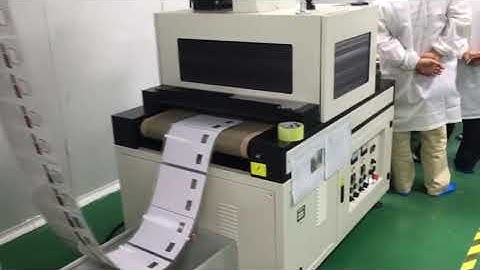 membrane switch /thin-film switch  printing  by  Taoxing  Auto  roll to roll screen printing machine