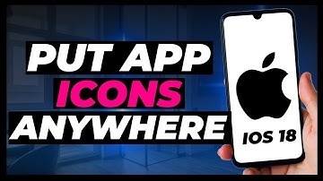 How To Put App Icons ANYWHERE On The Home Screen on iPhone iOS 18