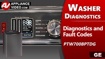 GE Washer  - Diagnostic Mode, Error Fault Codes, Troubleshooting by Factory Technician