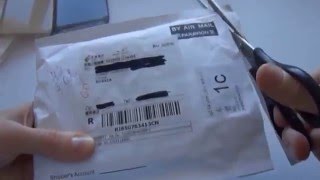 #1 Посылка из Китая. Распаковка. Чехлы Jack Daniel's. Unpacking parcels from China.