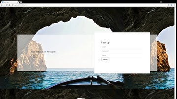 IONIC ANIMATION - LOGIN/REGISTER