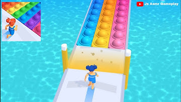 Pop It Run! Very Satisfying And Relaxing ASMR Sounds Gameplay