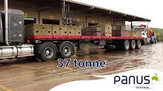 Panus Oceania - Flat Top Semi Trailer - Load Test - 40 Tonne