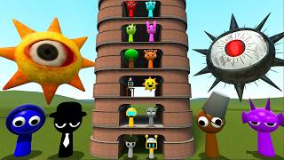 I Found Sprunki Family Evolution in Tallgrass Garry's Mod - Mr Sun Moon Tree Fun Computer