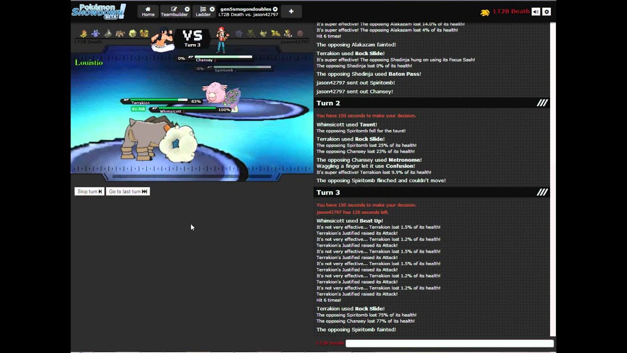 "Justified" Gen 5 Smogon Doubles II (With live commentary) YouTube