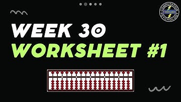 Abacus Free Online Course - Week 30 - WS 1