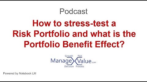 Stress Testing a Risk Portfolio - Quantitative Risk Management Podcast discussion