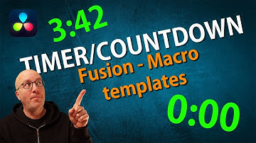 DaVinci Resolve Tutorial: Timer, Countdown & Macro Templates – Perfect Getimede Videoprojecten!