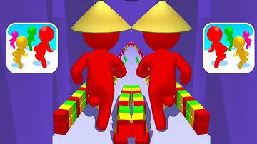 Color Run Stickman 3D Gameplay (iOS & Android) Walkthrough Part 19