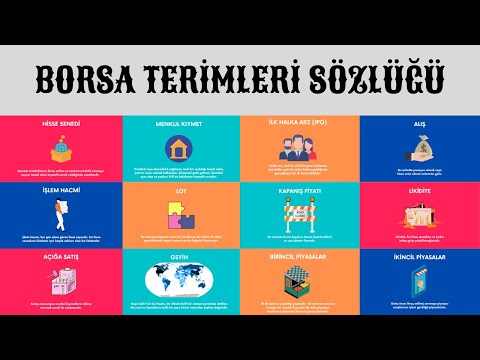 Borsa Terimleri Sözlüğü Özeti (Genel Finansal Piyasa Terimleri ve Fiyata Etkileri)