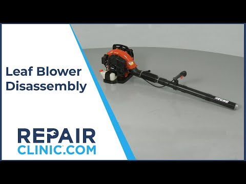 Echo Backpack Leaf Blower Disassembly (Model PB580T)