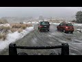 Amazing time lapse video of snowstorm on Lewis Pass