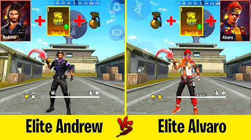 ELITE ANDREW VS ELITE ALVARO ABILITY TEST FREE FIRE ⚡para SAMSUNG A3 A5 A6 A7 S5 S7 S9 A10 A20 FF