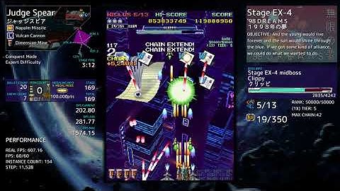 Xeno Fighters R v0.295 - Judge Spear in Stage EX-4 (