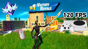 Fortnite Unreal Ranked Reload on Xbox Series S | Keyboard & Mouse Gameplay | 120 FPS