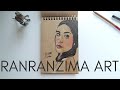 RanRanZima Art #010. Portrait drawing.