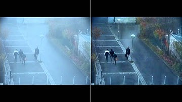 KiwiVision® Video Enhancer Dehazing Pedestrians