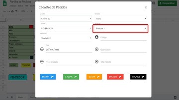 Carregar Lista Suspensa em Formulário com Google App Script - Planilhas Google - Aula 71