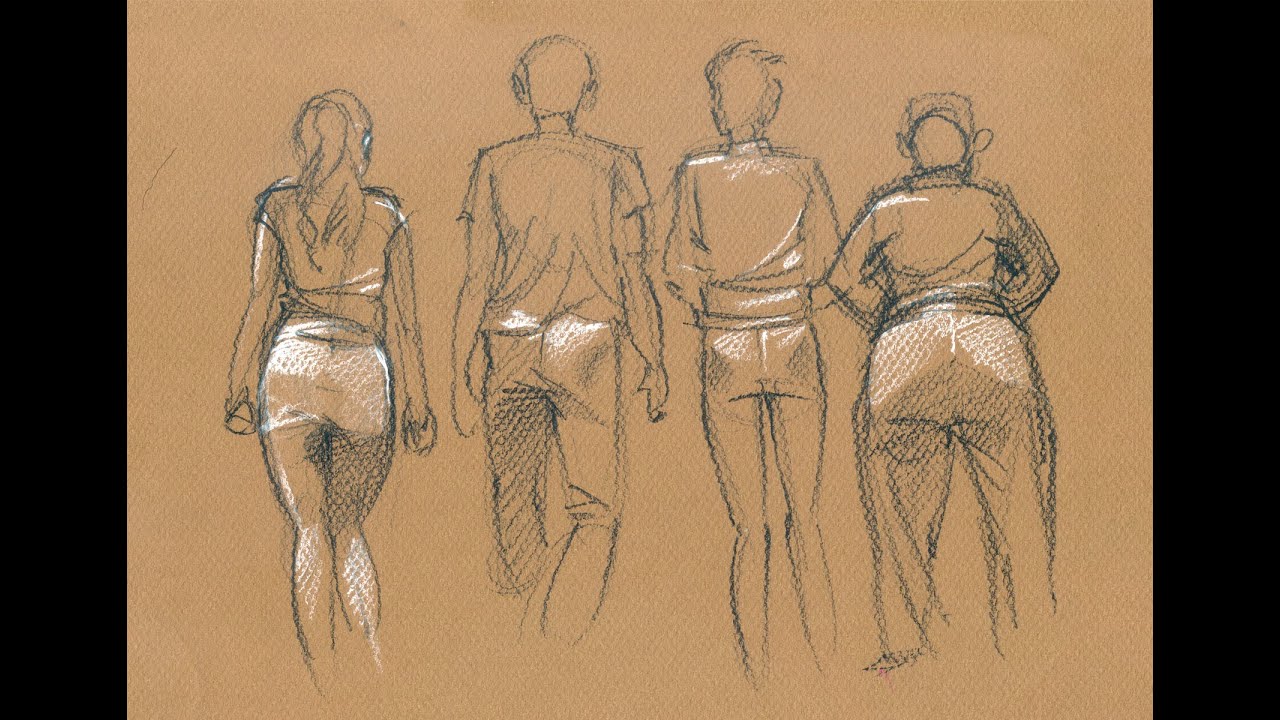 Butt Drawing 105