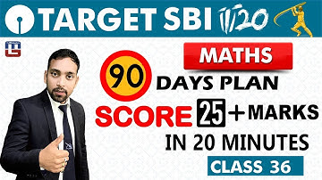 SBI Clerk Prelims 2018 | 90 Days Plan | Maths | Live At 10 am | Class - 36