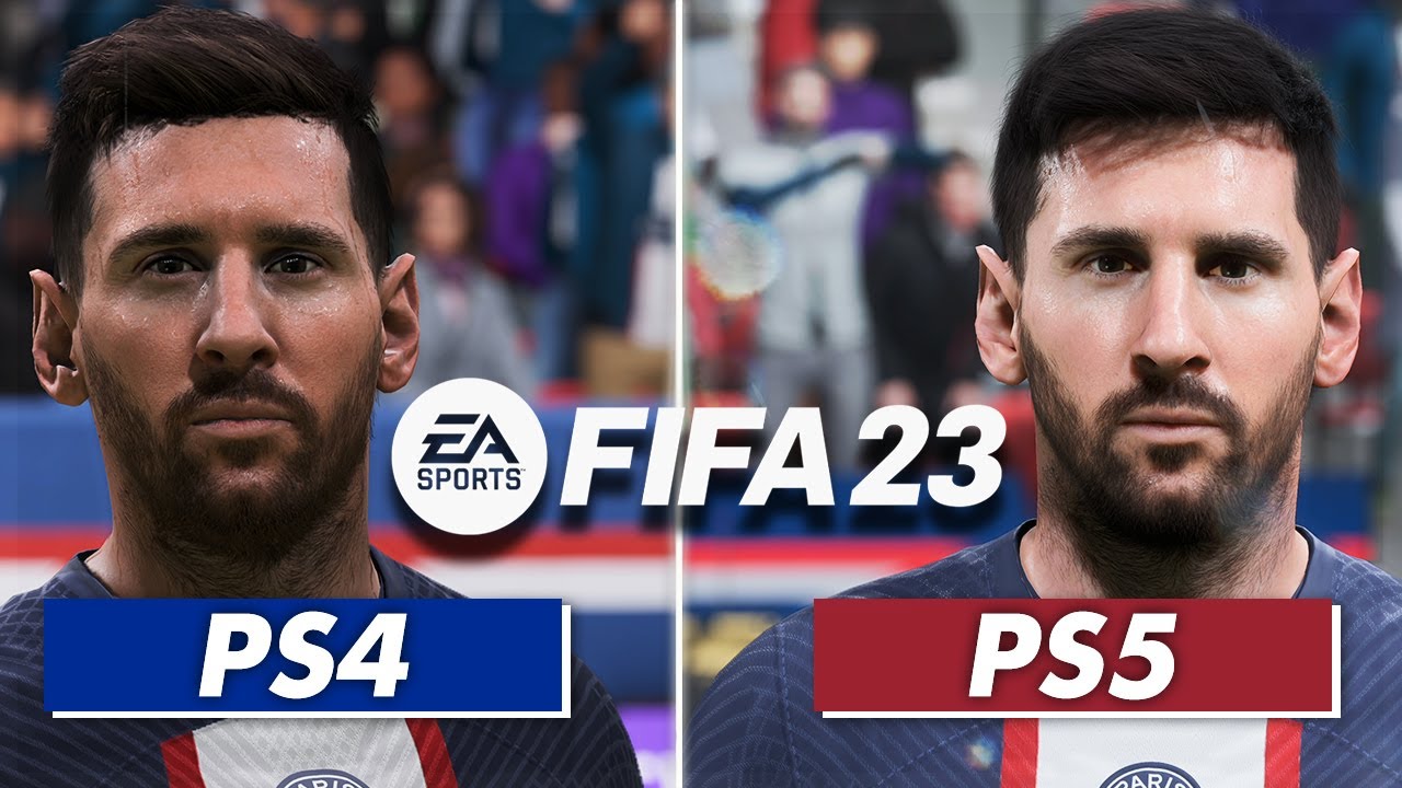 FIFA 23 - PS5 vs PS4, (Faces/Graphics/Gameplay/UEFA Celebration)  COMPARISON