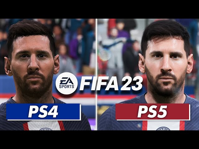 FIFA 23, PS4 - PS4 Pro - PS5, Graphics Comparison & FPS