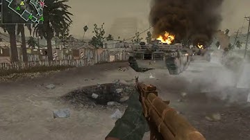 Multiplayer Game play Cod 4 MP_Ambush Golden Ak-47