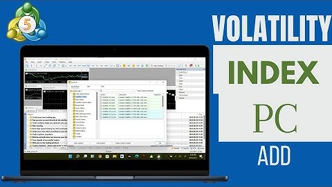 How To Add Volatility Index On MT5 PC | Add Volatility Index To MT5 