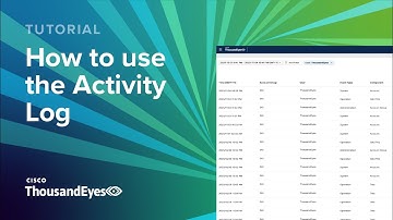Using the Activity Log