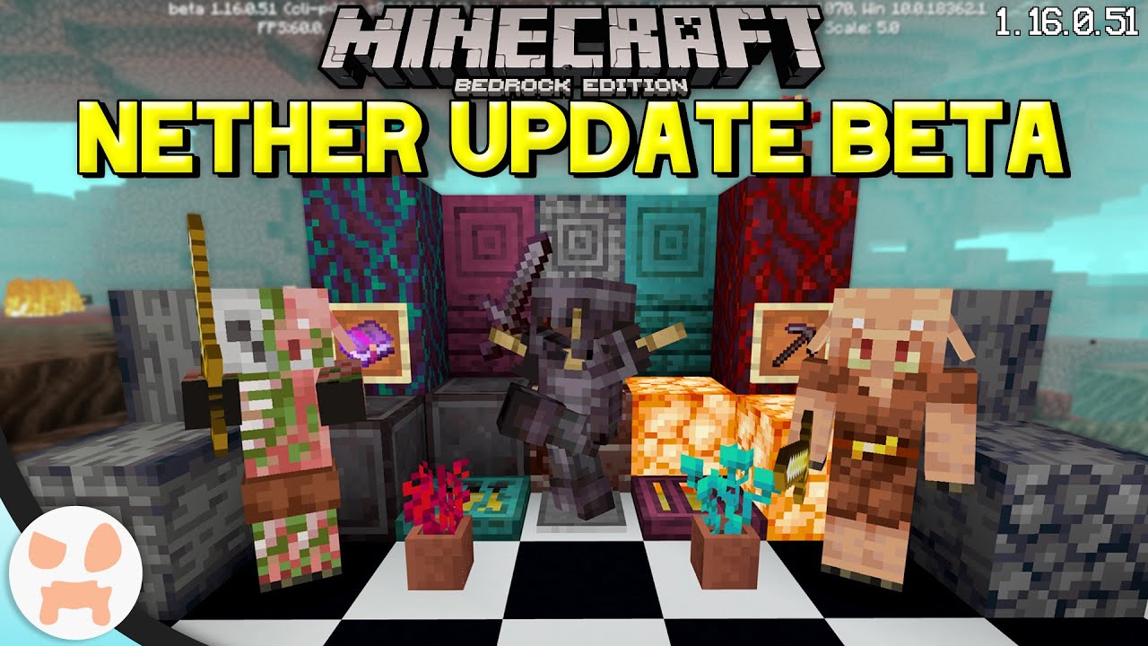 Huge Bedrock Nether Beta Polished Basalt And 1 15 Cancelled Minecraft Bedrock Beta 1 16 0 51 Youtube