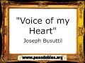 Voice of my heart  joseph busuttil pasodoble