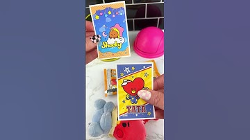 BT21 Mystery Can Opening Satisfying Video ASMR! #shorts #asmr #bts