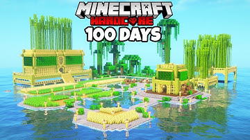I Survived 100 Days in an OCEAN World in Minecraft Hardcore