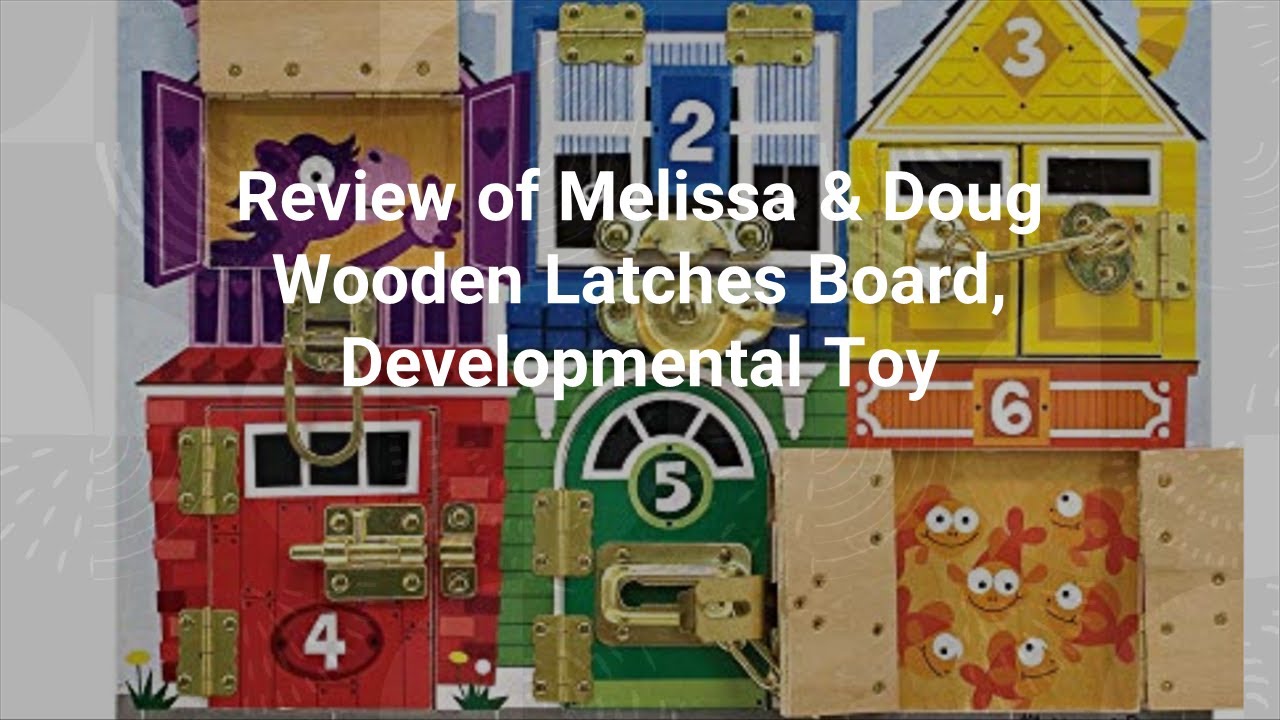 Melissa Doug Wooden Latches Board Review