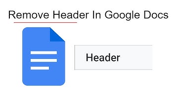How To Remove Header In Google Docs