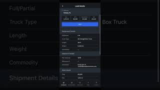 Self Dispatching: DAT mobile app Box Truck Loads: Texas, Georgia, Chicago screenshot 5