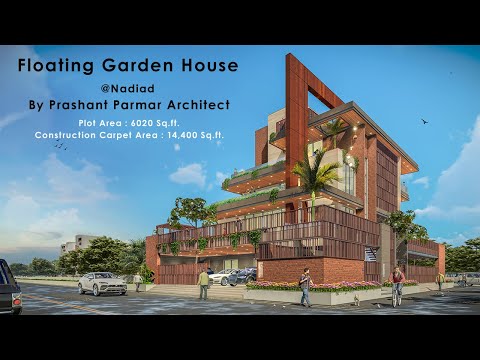 Floating #Garden #House in #Nadiad By Prashant Parmar Architect in #Ahmedabad #Architecture #Shorts