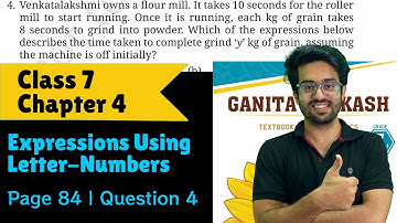 Question 4 | Figure it Out | Page 84 | Class 7 Maths | Chapter 4 | Expressions Using Letter-Numbers