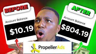 Earn $8,559.14 with CPAGRIP & PropellerAds (CPA Marketing For Beginners 2024)