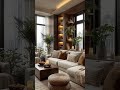 Warm Modern Wood Interiors✨#homedecor #interiordesign #shorts