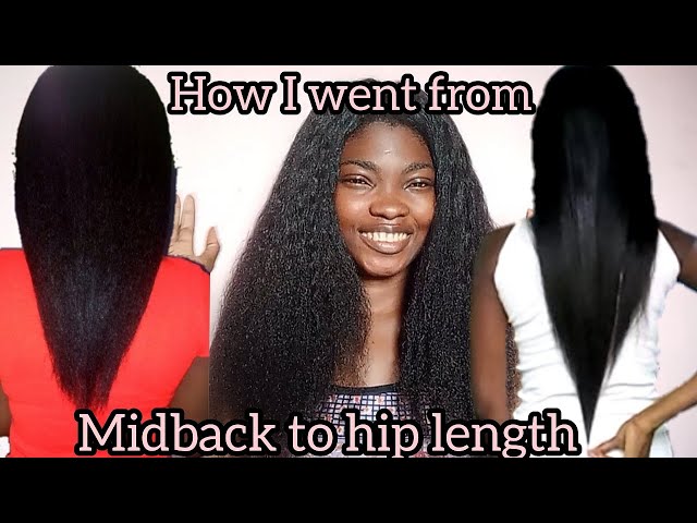 HIP LENGTH YARN BRAIDS( EASY PROTECTIVE STYLE) - YouTube