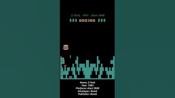 Z-Tack - 1983 - Atari 2600 ( Atari VCS ) ( Shorts ) #games #atari #atari2600 #atarivcs #retrogames