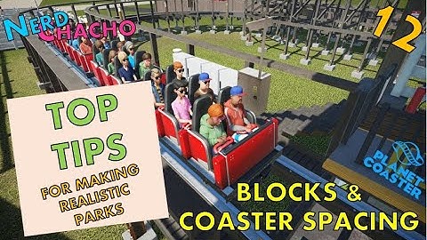#12 - Rollercoaster Block Sections - Planet Coaster Tutorial - Realistic Looking Parks