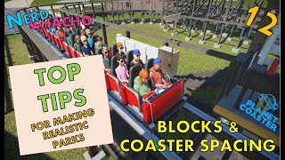 #12  Rollercoaster Block Sections  Planet Coaster Tutorial  Realistic Looking Parks